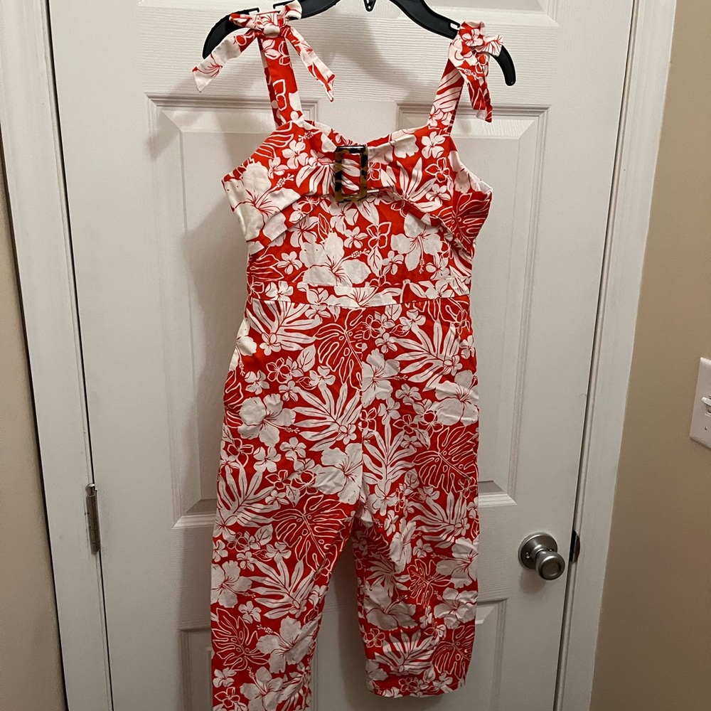 Girls Tropical Romper